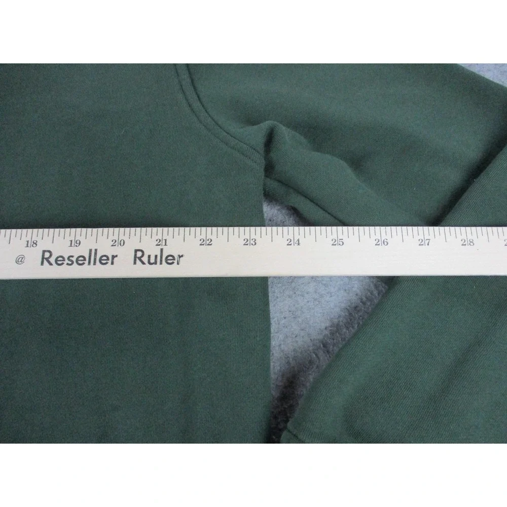 Allen Edmonds Jacket Mens Extra Large Green Bomber Fleece Lined Full Zip Pockets